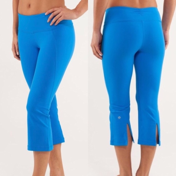 lululemon athletica Pants - LULULEMON Gather & Crow Crop Pants 2 Beaming Blue